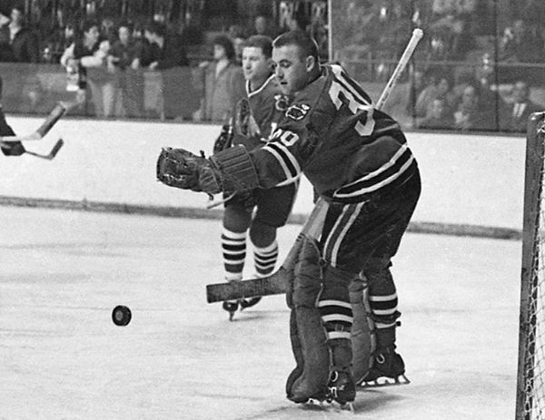 Denis DeJordy 50 Years Ago in Hockey DeJordy Demoted By Hawks