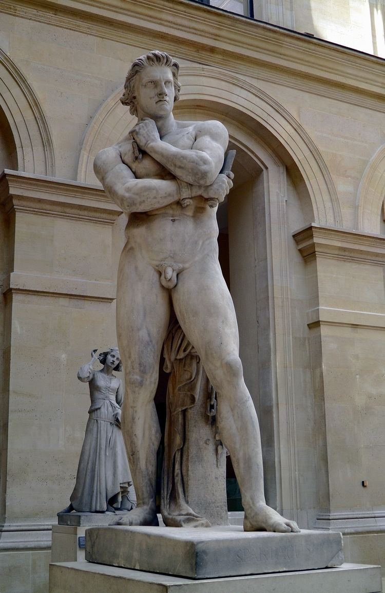 Denis Foyatier Spartacus marble sculpture of Denis Foyatier 1830