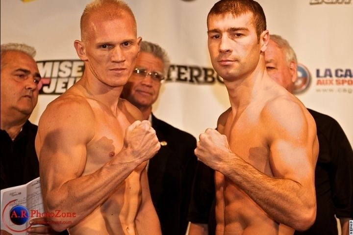 Denis Grachev (fighter) Photos Lucian Bute vs Denis Grachev Boxing news BOXNEWScomua