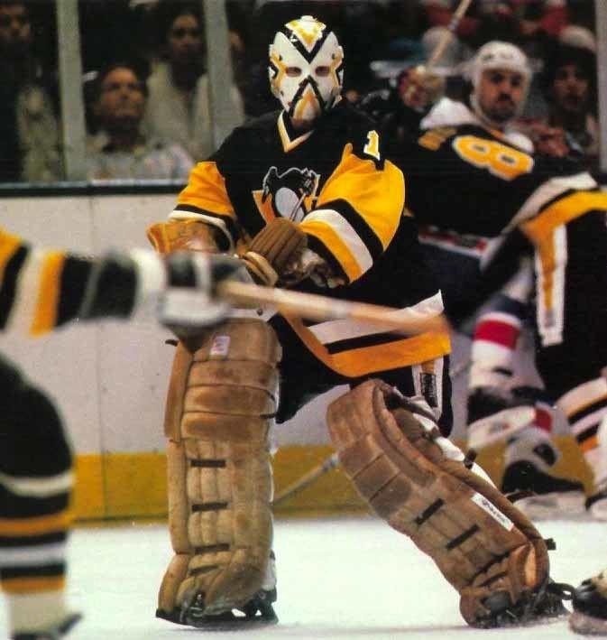 Denis Herron 198283 Denis Herron Pittsburgh Penguins Game Worn Jersey