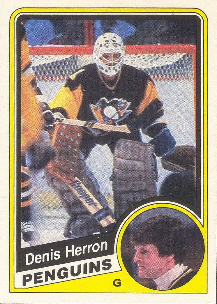 Denis Herron Denis Herron Player39s cards since 1974 2012 penguins