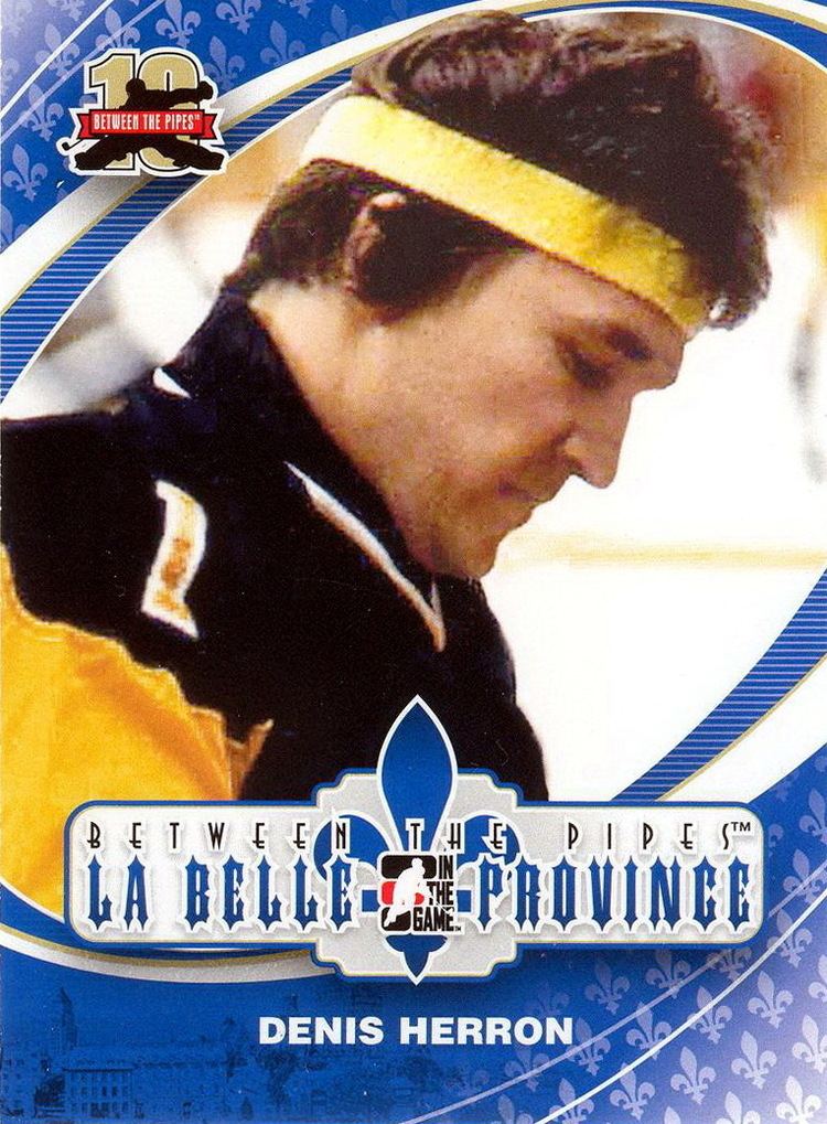 Denis Herron wwwpenguinshockeycardscomplayersdenisherron