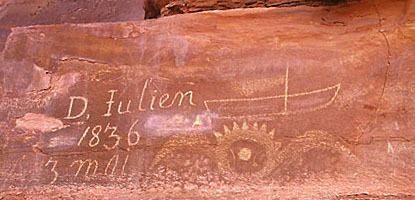 Denis Julien Inscription (Grand County, Utah)