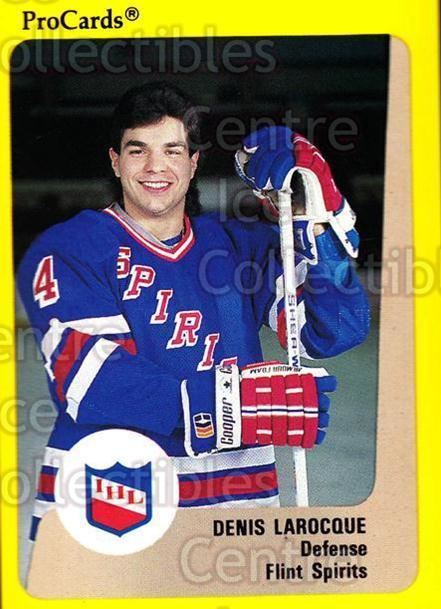 Denis Larocque Center Ice Collectibles Denis Larocque Hockey Cards