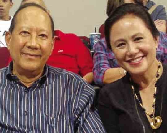 Denise Cojuangco with her husband Antonio “Tony Boy” Cojuangco