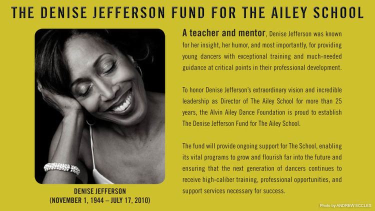 Denise Jefferson Denise Jefferson Fund Alvin Ailey American Dance Theater