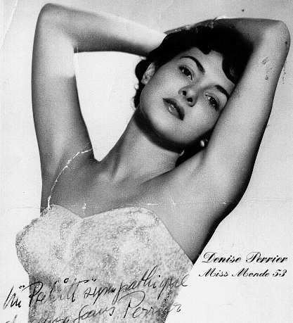 Denise Perrier 1953 MISS WORLD DENISE PERRIER