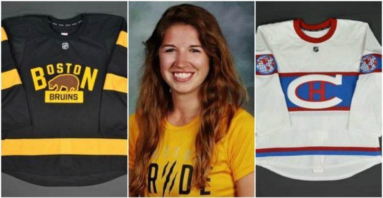 Denna Laing BarDown The Habs and Bruins are auctioning off jerseys for Denna Laing