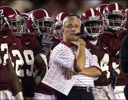 Dennis Franchione Photo Alabama coach Dennis Franchione is shown in this file