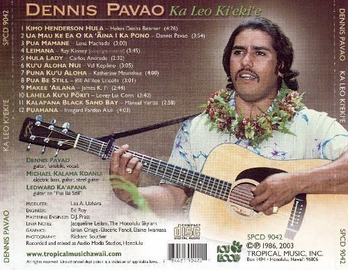 Dennis Pavao Ka Leo Kiekie Dennis Pavao Songs Reviews Credits AllMusic