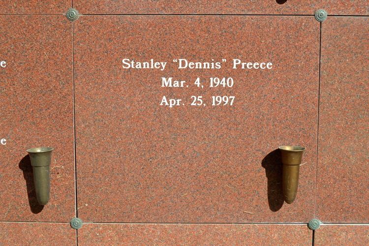 Dennis Preece Stanley Dennis Preece 1940 1997 Find A Grave Memorial