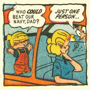 Dennis the Menace (U.S. comics) The Greatest Ape quotDennis Vs The US Navyquot by Al Wiseman and Fred