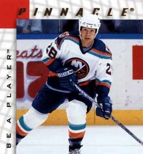 Dennis Vaske 199697 Dennis Vaske New York Islanders Game Worn Jersey