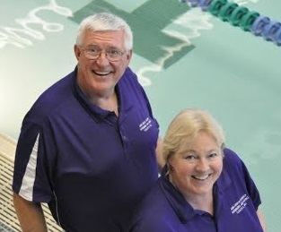 Denny Hill and Liz Hill (swim coaches)
