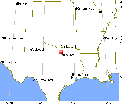 Denton, Texas Denton Texas TX profile population maps real estate averages