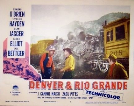 Denver and Rio Grande (film) Denver and Rio Grande 1952 Edmond OBrien US Lobby Card 7 NM
