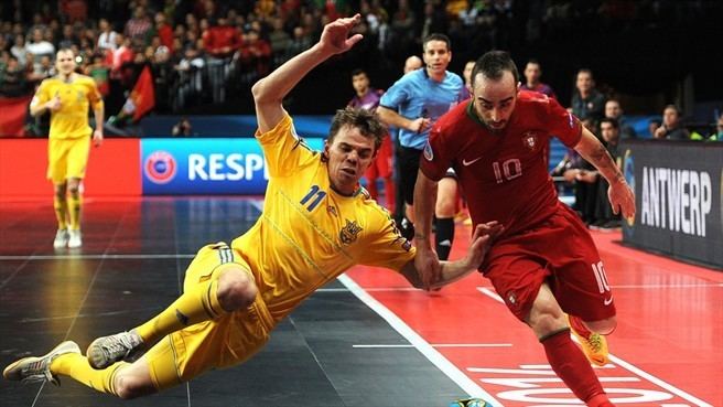 Denys Ovsyannikov Denys Ovsyannikov Ukraine Ricardinho Portugal Futsal EURO