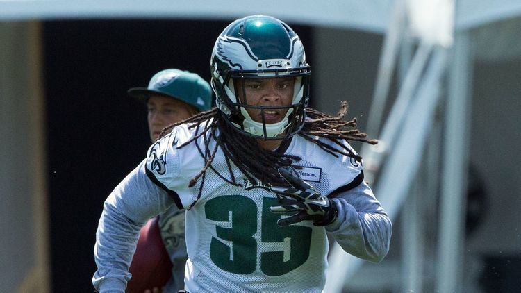 Denzel Rice Eagles Training Camp Undrafted rookie Denzel Rice has