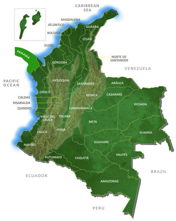 map departments of colombia        <h3 class=