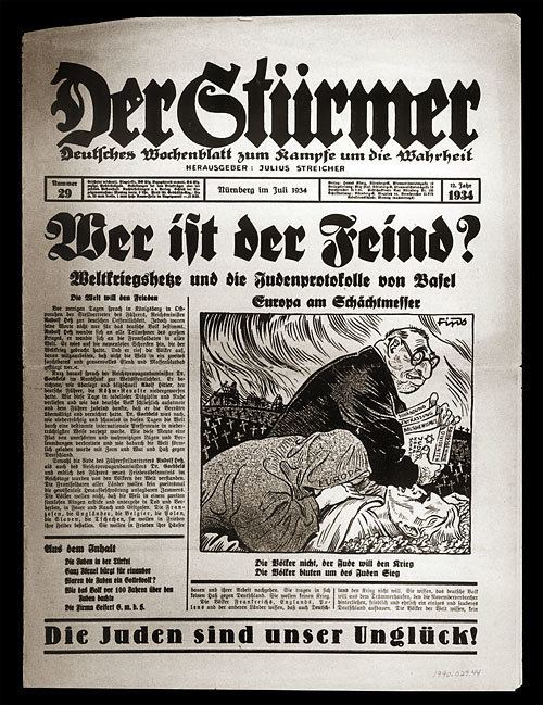 Der Stürmer USHMM Artifact Gallery Der Sturmer article