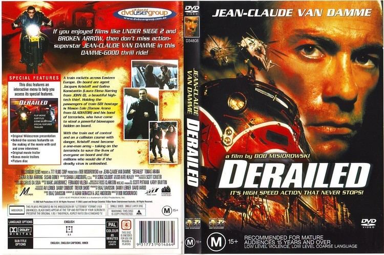 Derailed (2002 film) Derailed 2002 WS R4 Movie DVD CD Label DVD Cover Front Cover