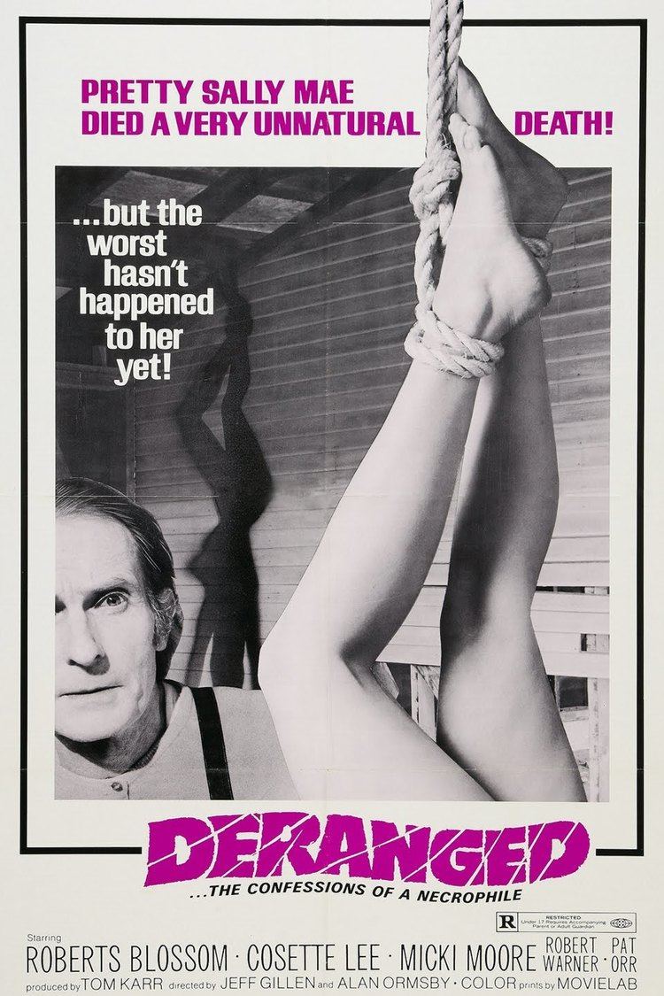 Deranged (1974 film) wwwgstaticcomtvthumbmovieposters62604p62604