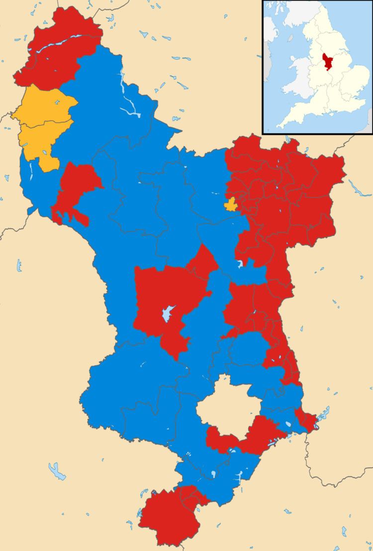 Derbyshire County Council election, 2013