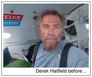 Derek Hatfield DEREK HATFIELD SHAVES OFF ICONIC MOUSTACHE TO MARK EQUATOR CROSSING