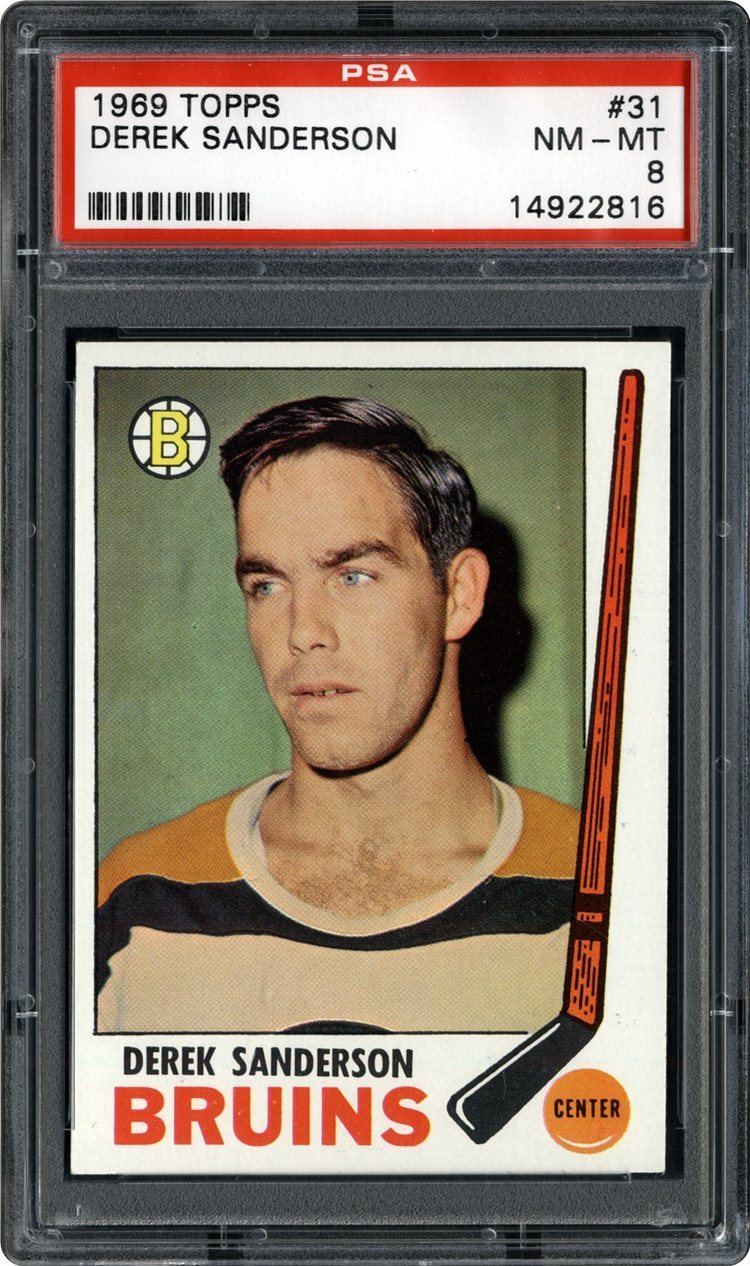 Derek Sanderson 1969 Topps Derek Sanderson PSA CardFacts