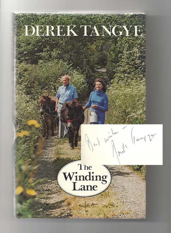 Derek Tangye THE WINDING LANE Signed Derek Tangye 1st Edition