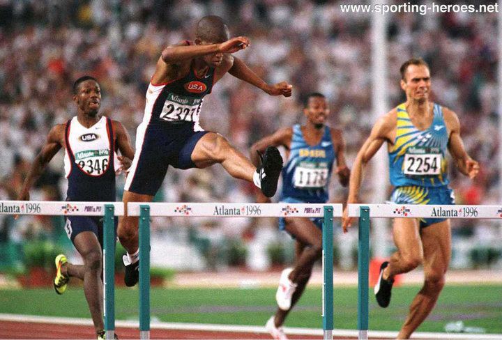 Derrick Adkins Derrick ADKINS Olympic and World 400m Hurdles Champion USA