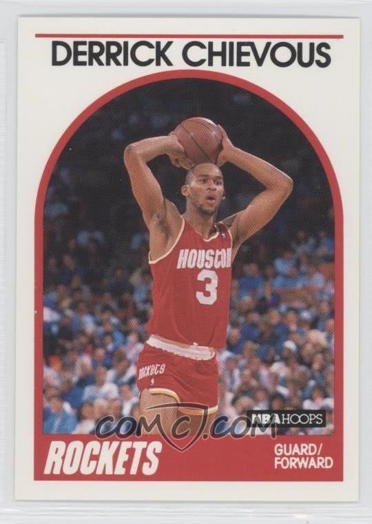 Derrick Chievous 198990 NBA Hoops 16 Derrick Chievous COMC Card