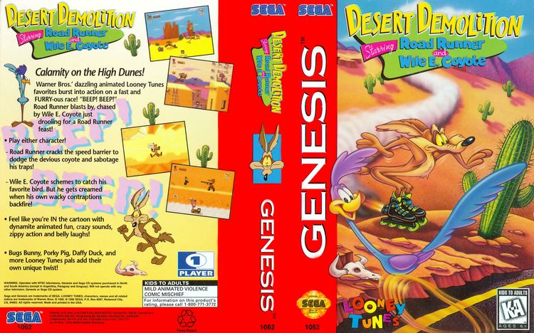 Desert Demolition Nostalgic Gamer Desert Demolition Starring Road Runner and Wile E
