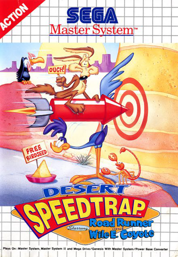 Desert Speedtrap Play Desert Speedtrap Starring Road Runner and Wile E Coyote Sega
