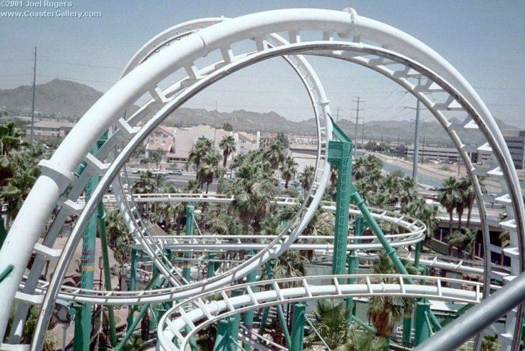 Desert Storm (roller coaster) Castles and Coasters