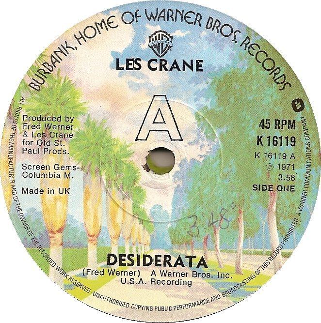 Desiderata (Les Crane album) images45catcomlescranedesiderata19715jpg
