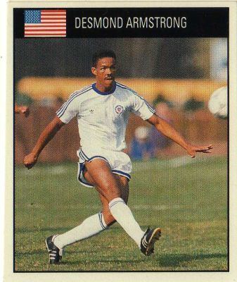 Desmond Armstrong USA Desmond Armstrong 464 ORBIS 1990 World Cup Football