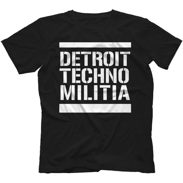 Detroit Techno Militia Detroit Techno Militia TShirt in 11 Colours VINYL 909 UNDERGROUND
