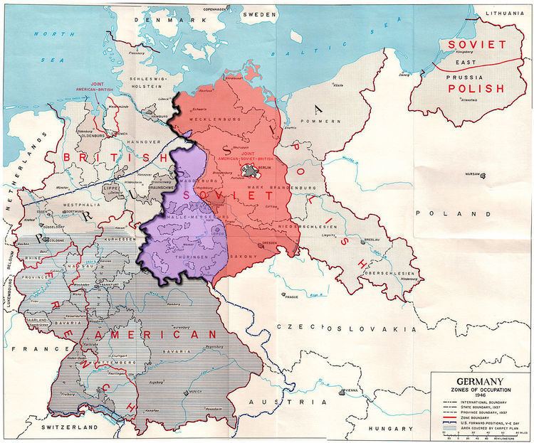 Development of the inner German border