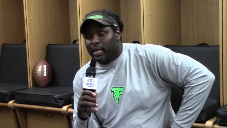 Devin Bush Pembroke Pines Flanagan coach Devin Bush at media day