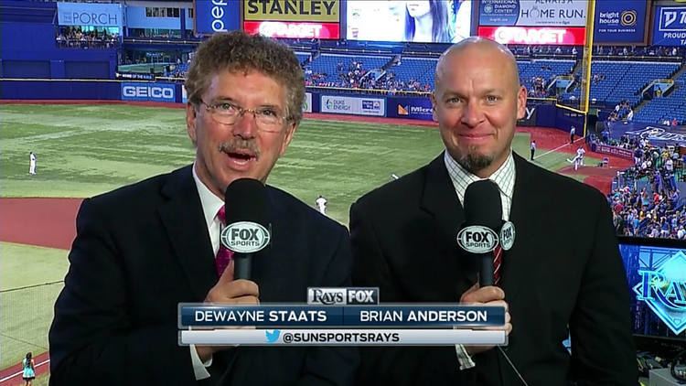 Dewayne Staats Rays broadcast Staats subdued playbyplay allows Andersons
