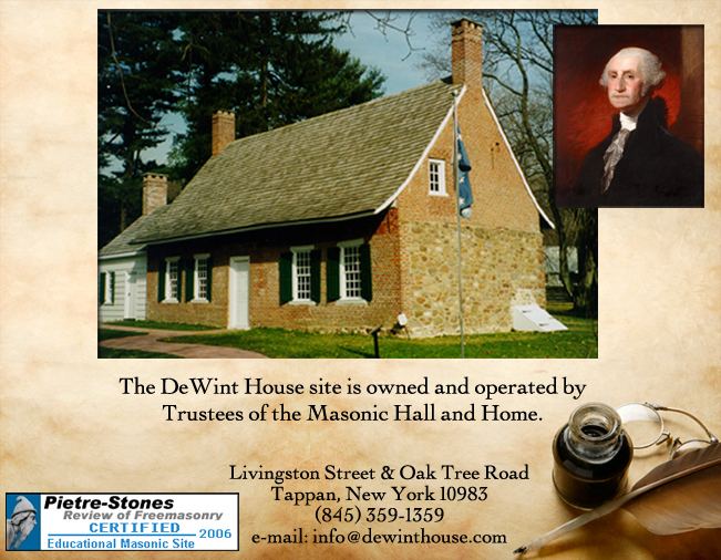 DeWint House The DeWint House George Washington39s Headquarters Masonic