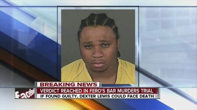 Dexter Lewis Dexter Lewis convicted of 10 counts of murder in Feros Bar and