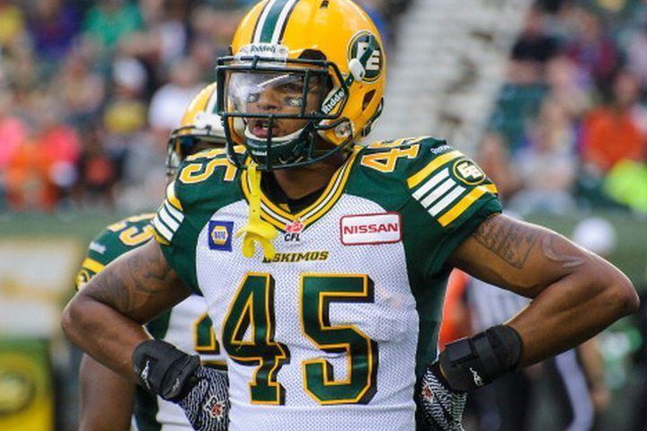 Dexter McCoil Edmonton Eskimos linebacker Dexter McCoil captures CFL39s