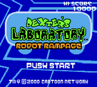Dexter's Laboratory: Robot Rampage Play Dexter39s Laboratory Robot Rampage Nintendo Game Boy Color