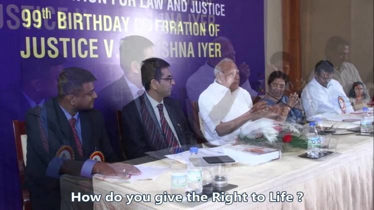 Dhananjaya Y. Chandrachud Highlights of the 99th Birthday celebrations Justice VR Krishna