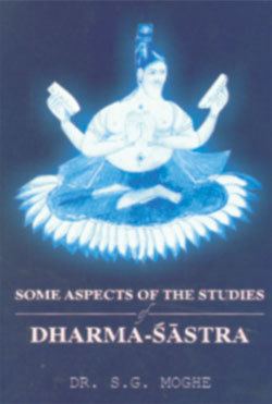 Dharmaśāstra Some Aspects of the Studies of Dharma Sastra Religion Books in India
