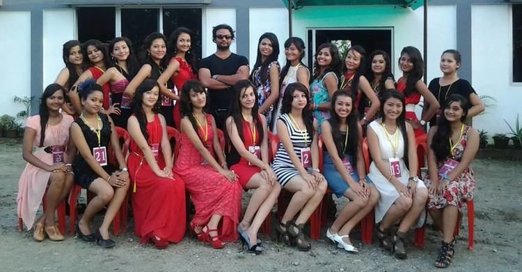 Dhulabari Miss Princes Nepal 2013 organised by Glamorous Nepal at Birtamode