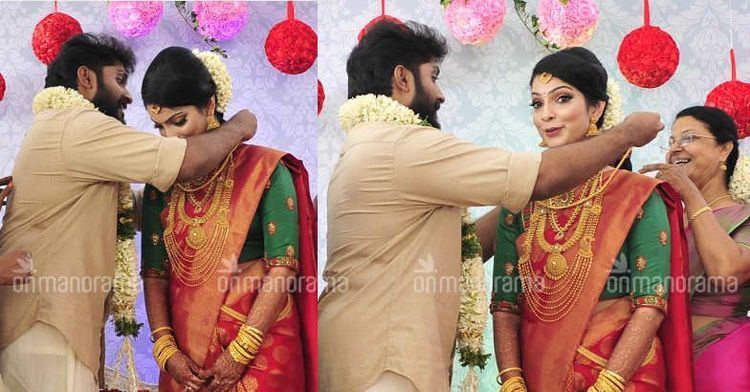 Dhyan Sreenivasan Dhyan and Arpita tied the knot after a 10year courtship Pix