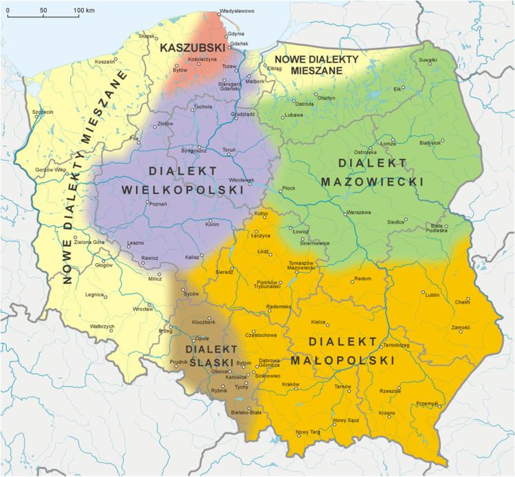 Dialects of Polish